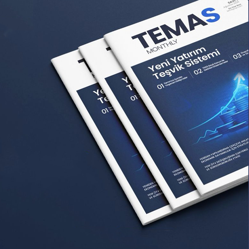 TEMAS Monthly Sayı: 1 / Ağustos 2025 ”Yeni Yatırım Teşvik Sistemi”